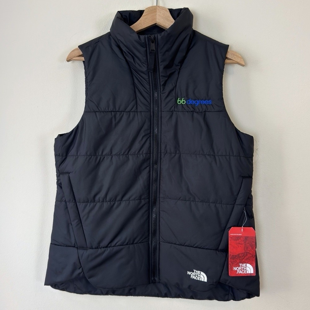 NWT Women's The North Face 66 Degrees AI Company Puffer Black Vest - Medium